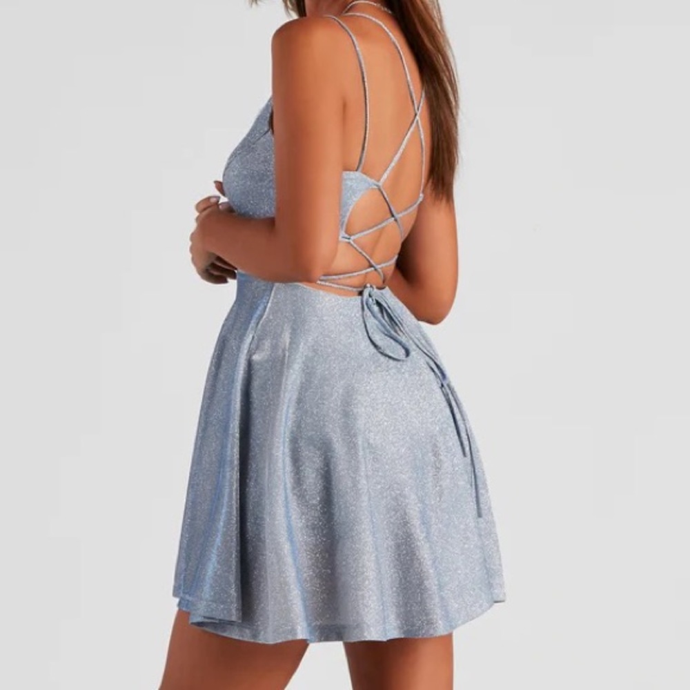 Windsor Blue/Periwinkle Mini Dress